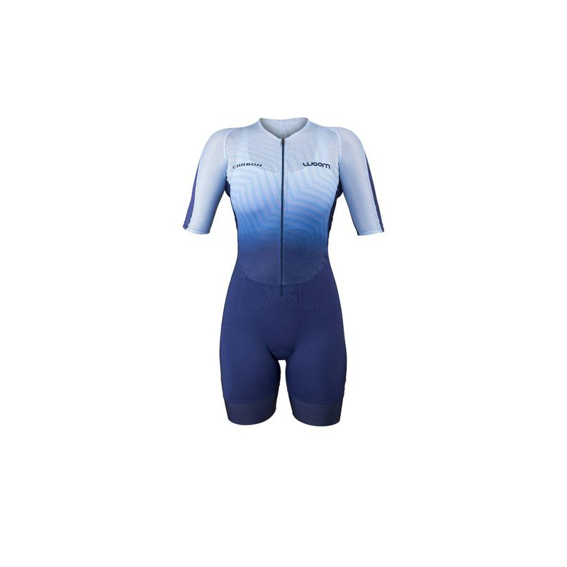 MACAQUINHO TRIATHLON WOOM S/ MANGA CARBON STORM SKY FEM 2023