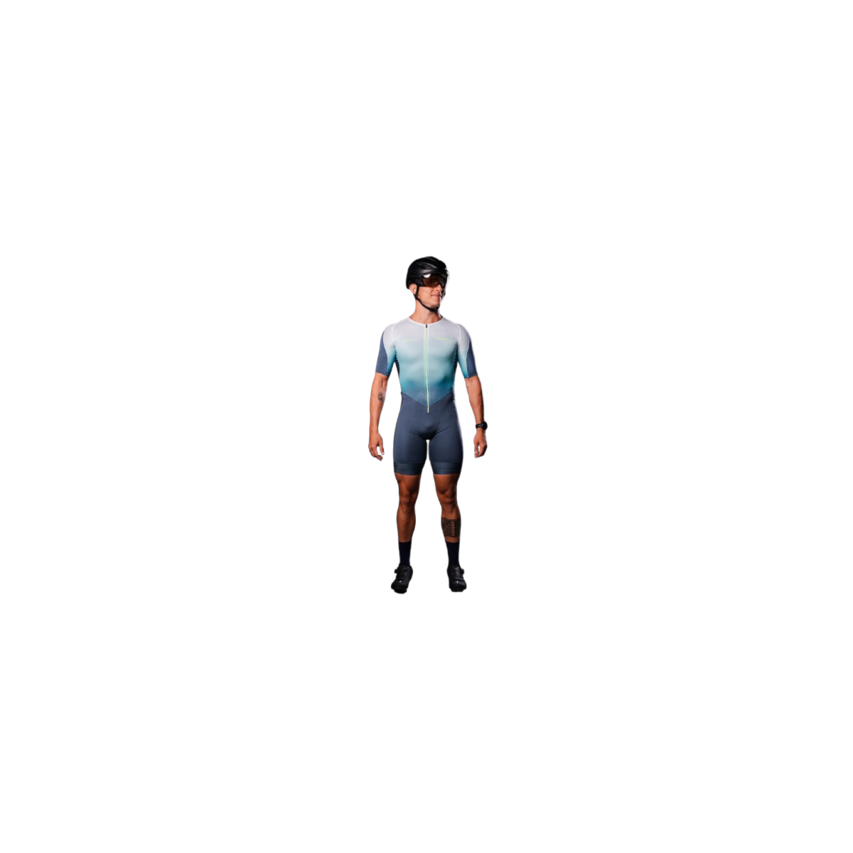 MACAQUINHO WOOM TRIATHLON C/ MANGA CARBON STORM FUSION MASCULINO
