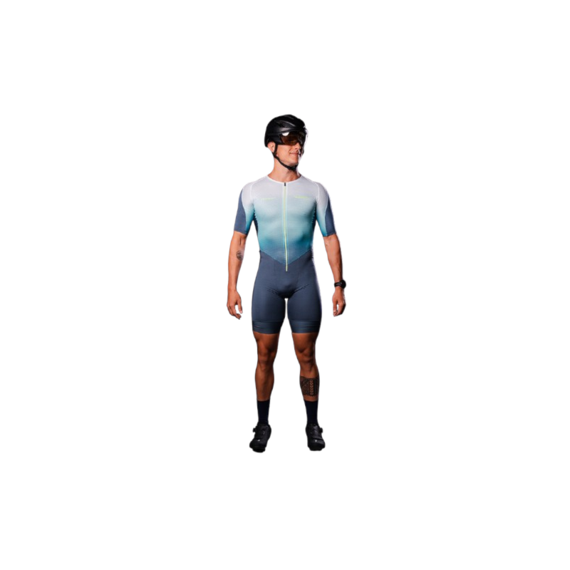MACAQUINHO WOOM TRIATHLON C/ MANGA CARBON STORM FUSION MASCULINO