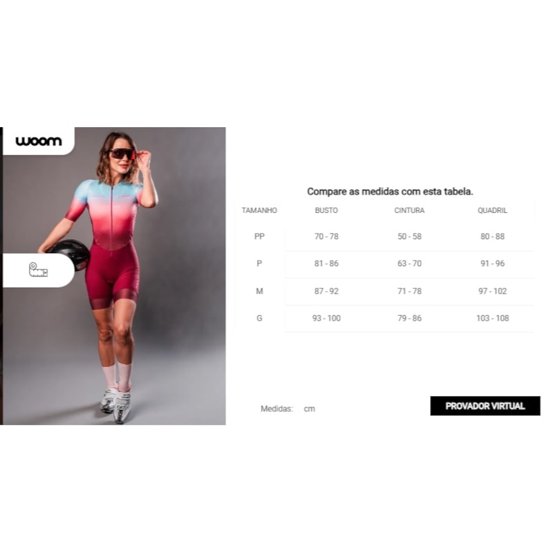 MACAQUINHO WOOM TRIATHLON C/ MANGA CARBON STORM GIRONA FEMININO