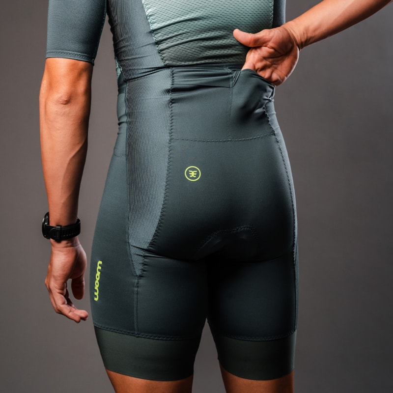 MACAQUINHO WOOM TRIATHLON C/ MANGA CARBON STORM LANZAROTE MASCULINO