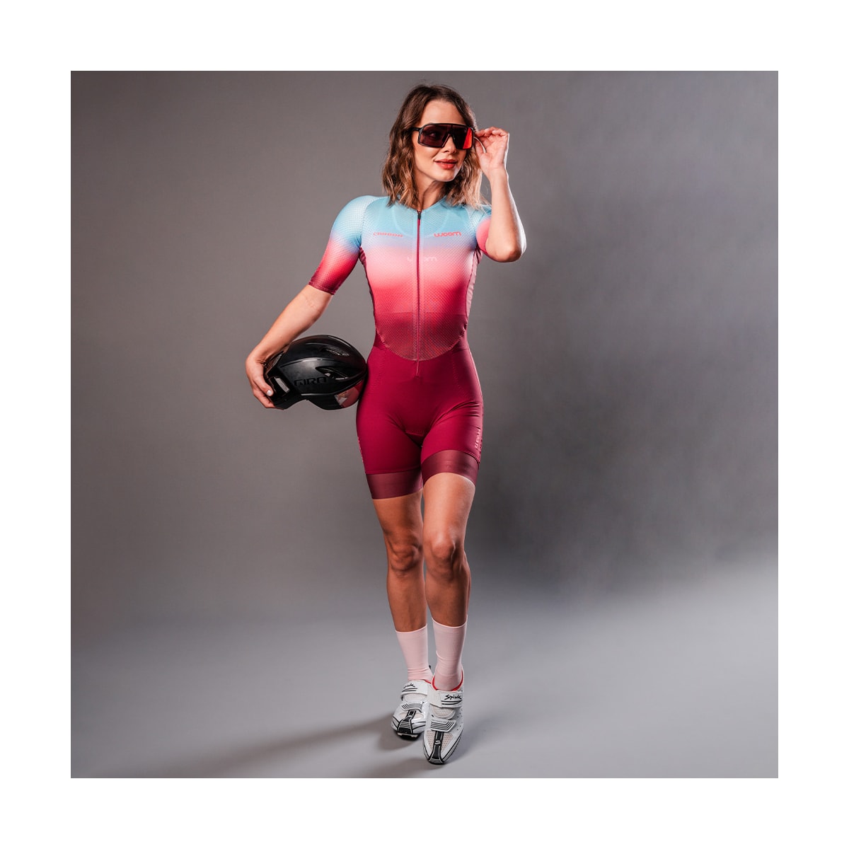 MACAQUINHO WOOM TRIATHLON C/ MANGA CARBON STORM MALLORCA FEMININO