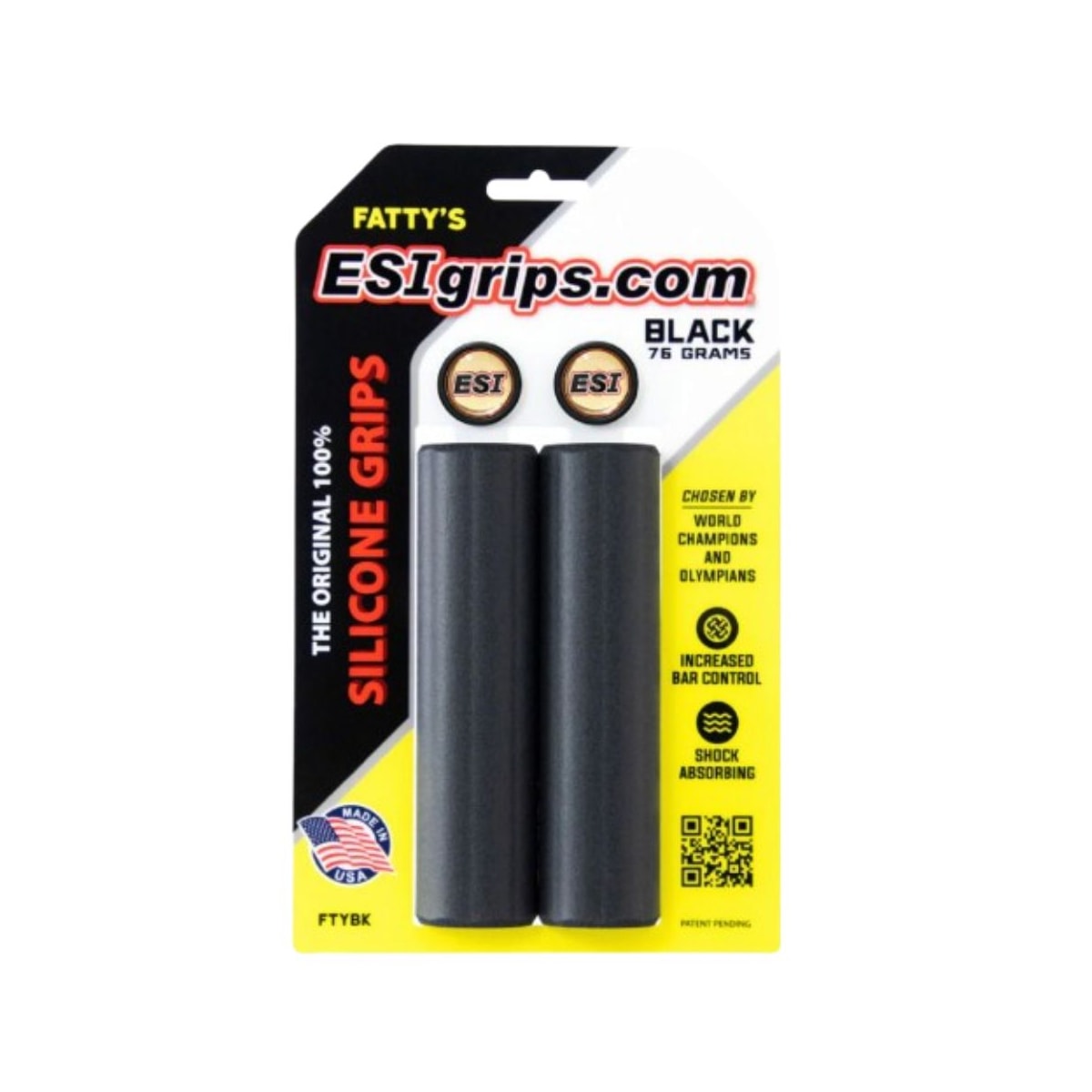 MANOPLA ESI GRIPS FATTY'S PRETO