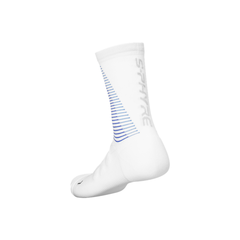 MEIA CICLISMO SHIMANO S-PHYRE TALL BRANCO/ROXO
