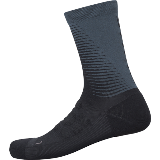 MEIA CICLISMO SHIMANO S-PHYRE TALL PRETO/CINZA