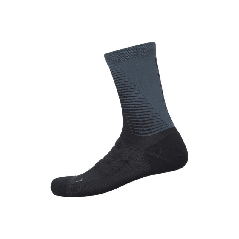 MEIA CICLISMO SHIMANO S-PHYRE TALL PRETO/CINZA