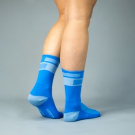 MEIA CICLISMO WOOM GEARLAB PERFORMANCE UNISSEX AZUL