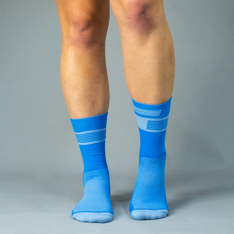 MEIA CICLISMO WOOM GEARLAB PERFORMANCE UNISSEX AZUL