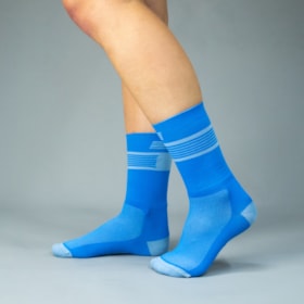 MEIA CICLISMO WOOM GEARLAB PERFORMANCE UNISSEX AZUL