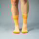 MEIA CICLISMO WOOM GEARLAB PERFORMANCE UNISSEX LARANJA