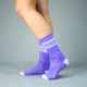 MEIA CICLISMO WOOM GEARLAB PERFORMANCE UNISSEX LILAS