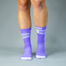 MEIA CICLISMO WOOM GEARLAB PERFORMANCE UNISSEX LILAS
