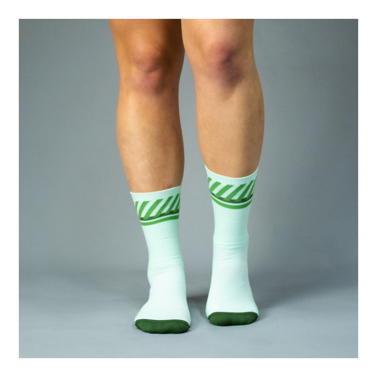 MEIA CICLISMO WOOM GEARLAB PERFORMANCE UNISSEX VERDE