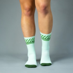 MEIA CICLISMO WOOM GEARLAB PERFORMANCE UNISSEX VERDE
