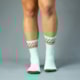 MEIA CICLISMO WOOM GEARLAB PERFORMANCE UNISSEX VERDE