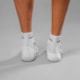 MEIA CICLISMO WOOM RUNNING CANO CURTO MASCULINA COR:BRANCA TAMANHO:39-44