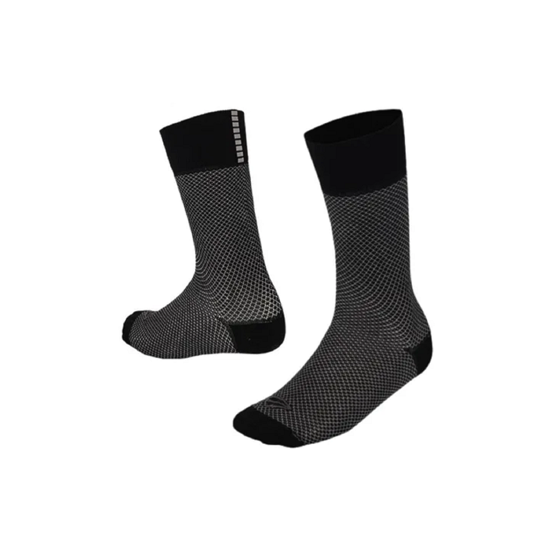 MEIA MAURO RIBEIRO CARBON REFLEX PRETO