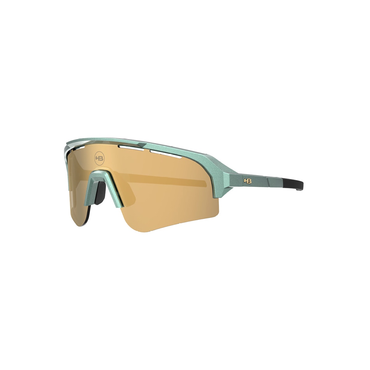 OCOLUS DE CICLISMO HB EDGE S M METALLIC GREEN GOLD CHROME