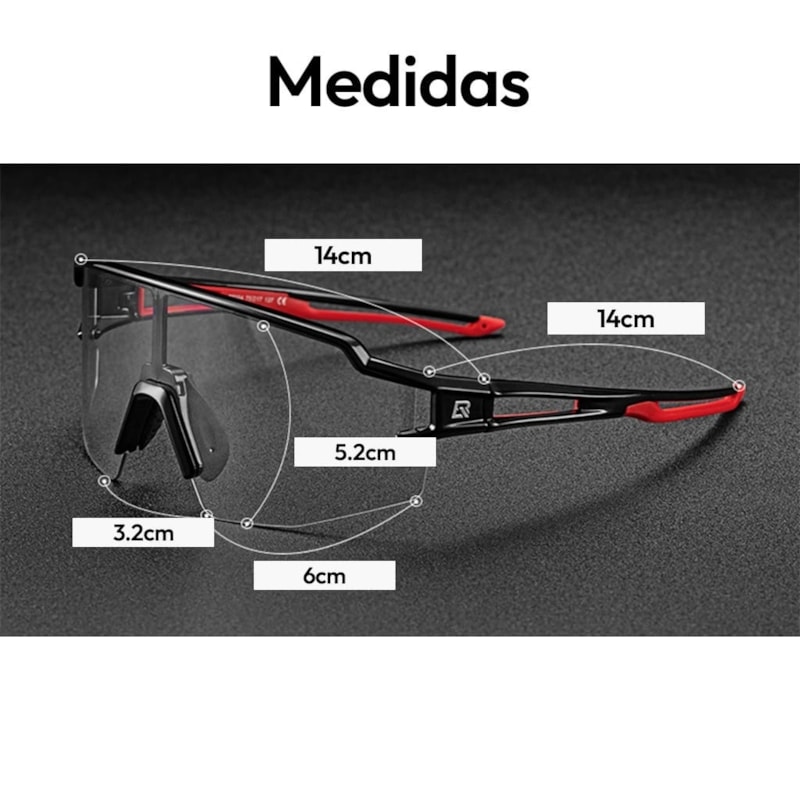 OCULOS CICLISMO ROCKBROSS FOTOCROMATICO ECLIPSE AZUL
