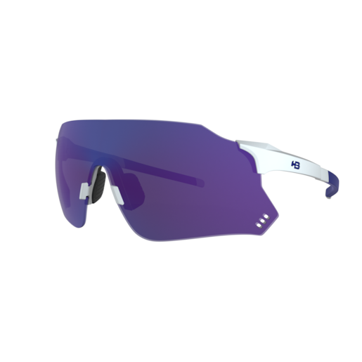 OCULOS DE CICLISMO HB QUAD X 2.0 BRANCO/AZUL