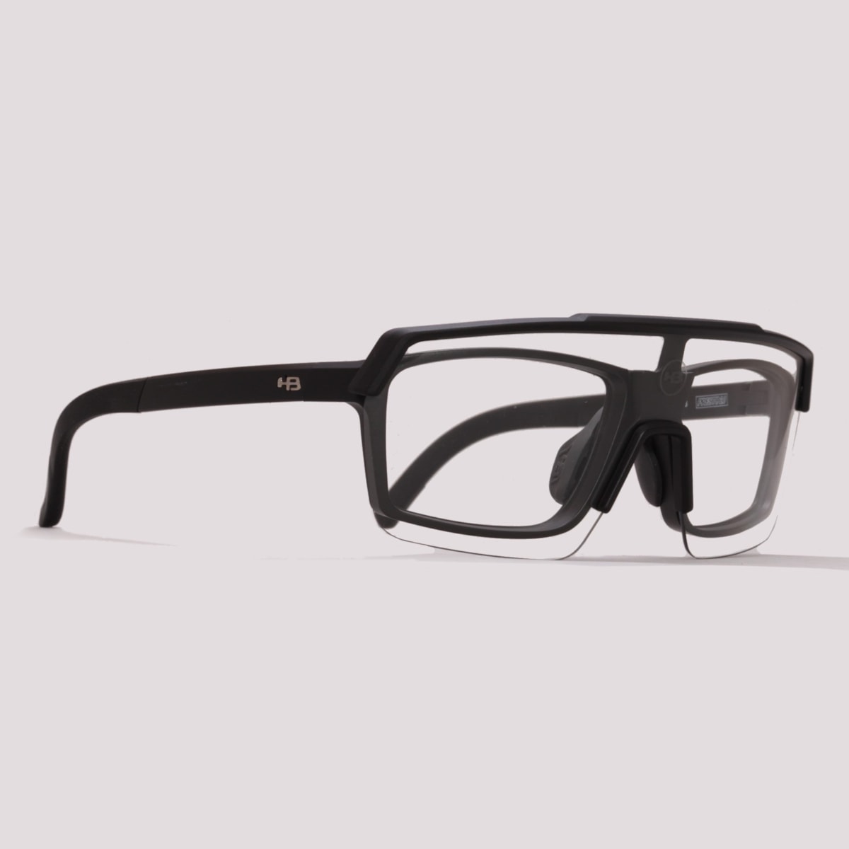 OCULOS HB PRESTO 2.0 C/ CLIP PRETO FOSCO/CINZA FOTOCROMATICO