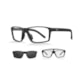 OCULOS HB PRESTO 2.0 C/ CLIP PRETO FOSCO/CINZA FOTOCROMATICO