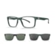 OCULOS HB PRESTO 2.0 M C/ CLIP VERDE MILITAR/CINZA
