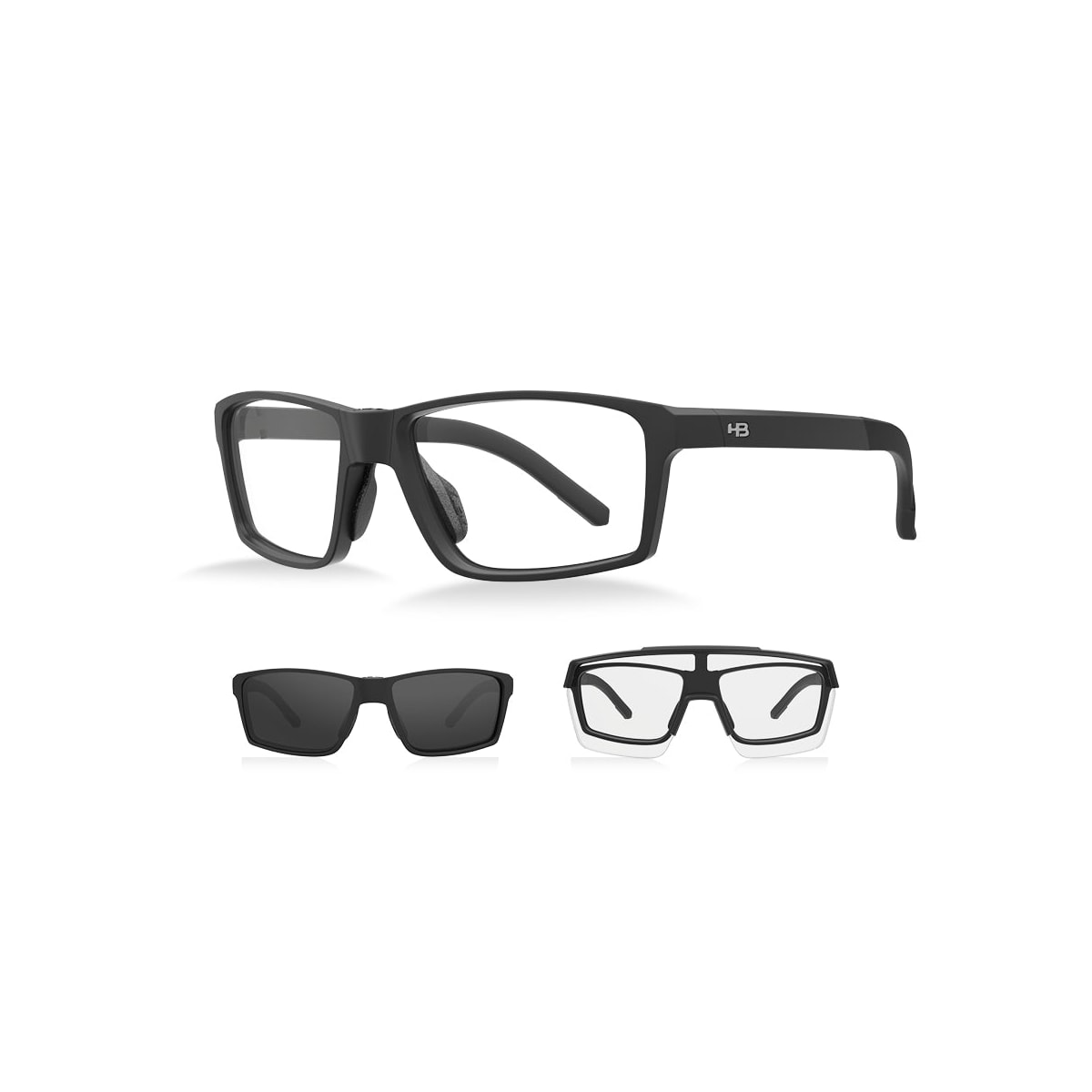 OCULOS HB PRESTO 2.0 PRETO FOSCO/CINZA