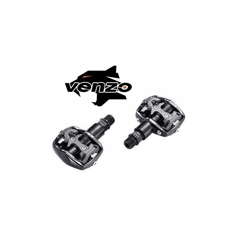 PEDAL MTB CLIP VENZO MLX 9/16 ALUMINIO PRETO