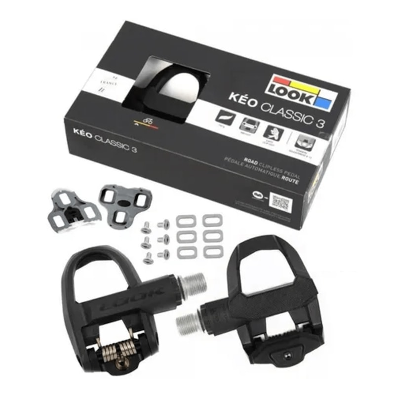PEDAL SPEED CLIP LOOK KEO CLASSIC 3 PRETO
