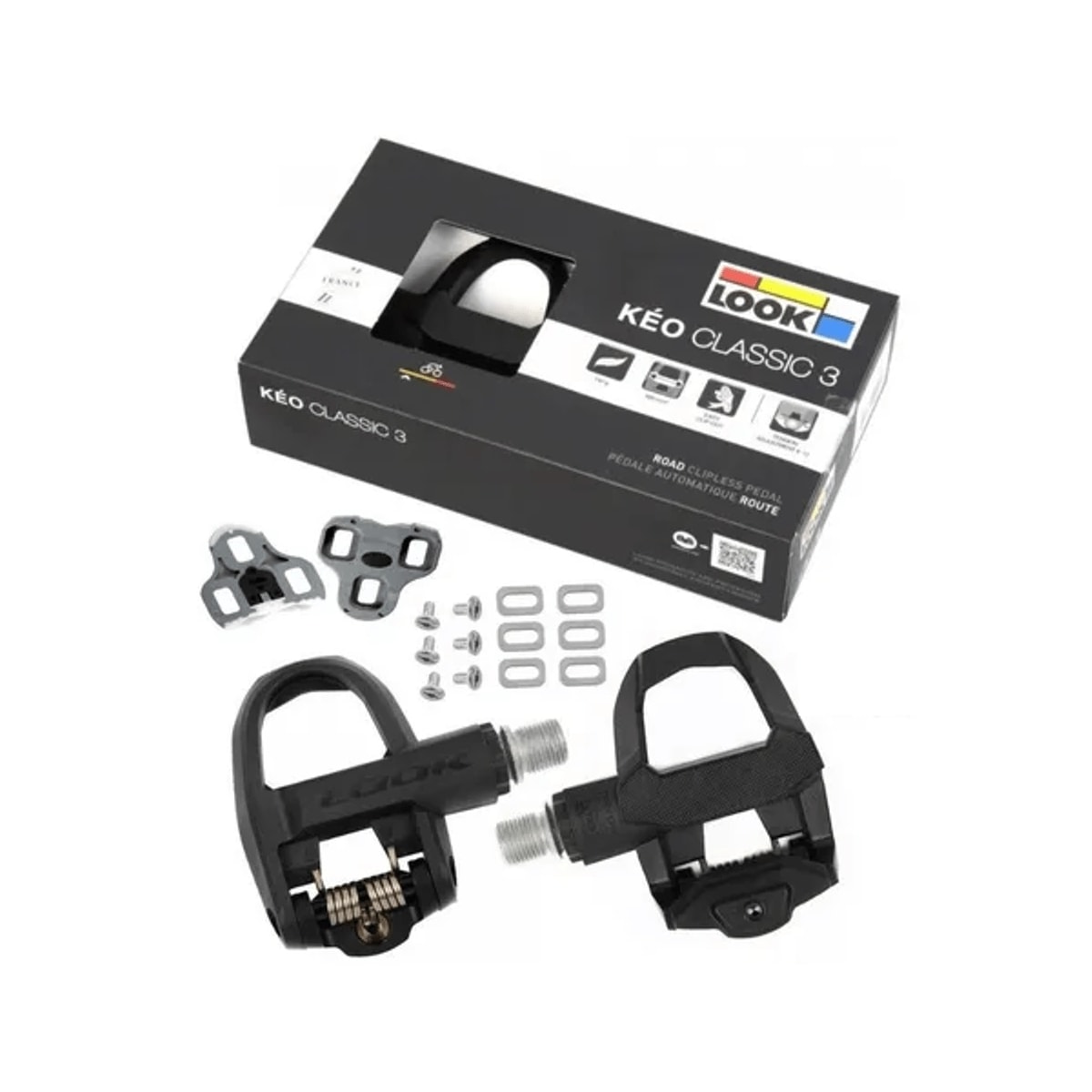 PEDAL SPEED CLIP LOOK KEO CLASSIC 3 PRETO