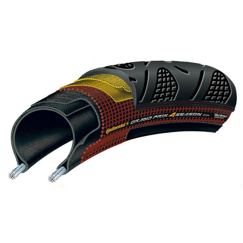 PNEU CONTINENTAL 700X25 GRAND PRIX 4 SEASON PRETO DOBRAVEL
