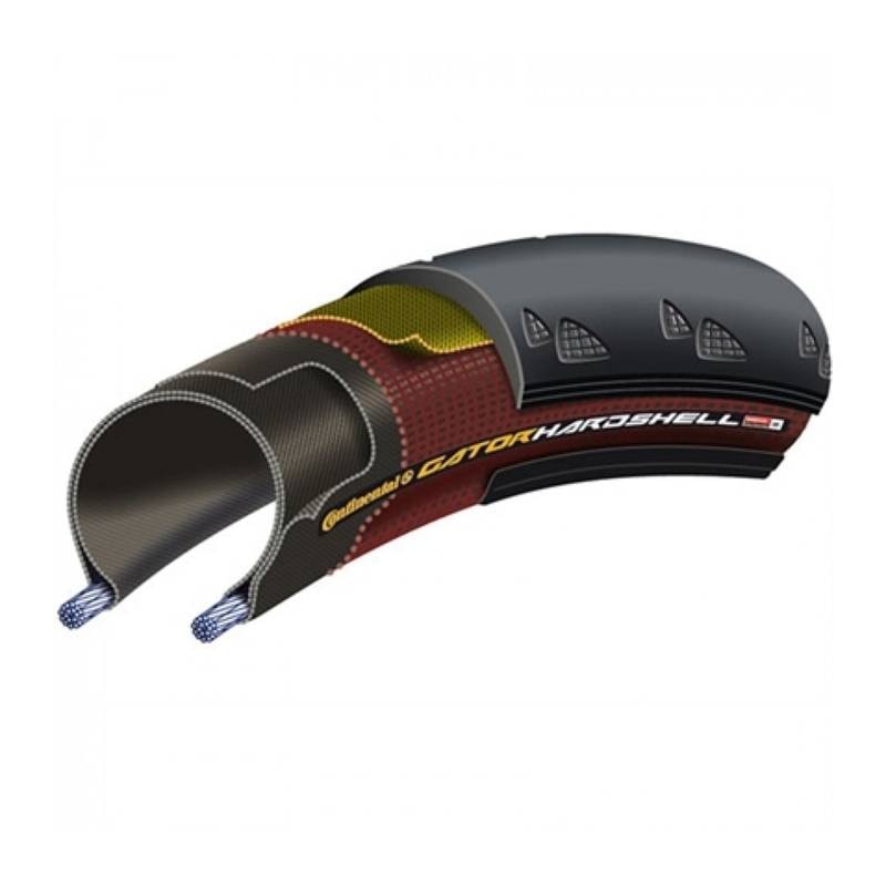 PNEU CONTINENTAL 700x25 GRAND PRIX GATOR HARDSHELL PRETO