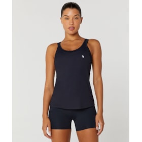 REGATA ALTO GIRO COM ELASTICO EM V COR:PRETO;TAMANHO:G
