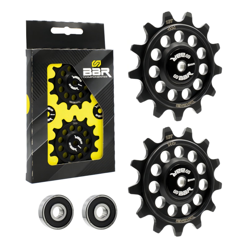 ROLDANA 11V E 12V BBR C/ ROLAMENTO P/ SHIMANO (13 DENTES)