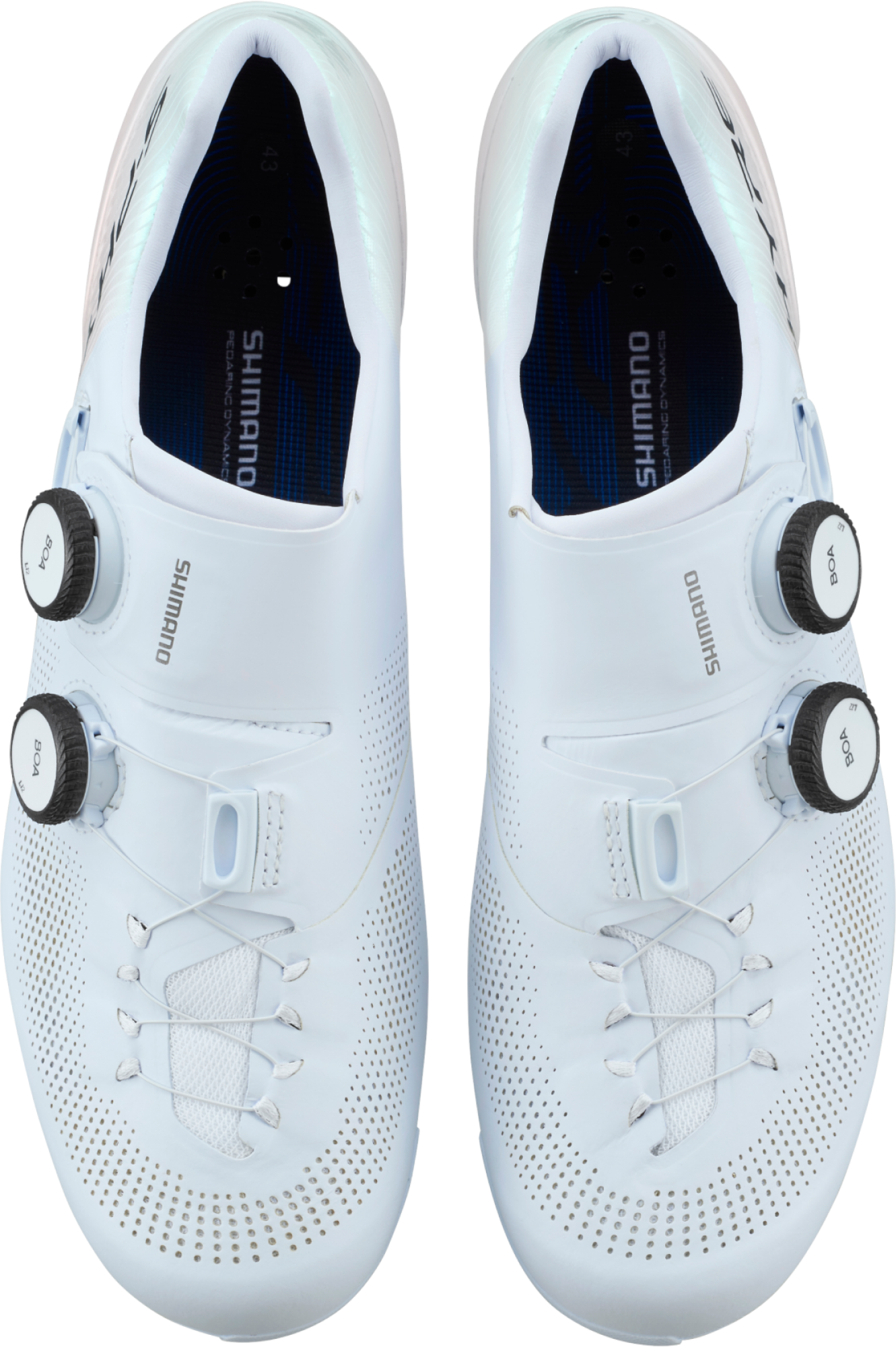 SHIMANO RC903 41.5 S-PHYRE ホワイト SAPATILHA CICLISMO SPEED SHIMANO SH-RC903 S-PHYRE BRANCA