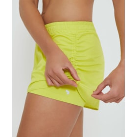 SHORTS ALTO GIRO SOBREPOSTO COM REGULAGEM E BOLSO