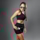 SHORTS RUNNING WOOM 2 EM 1 MARATHON FEMININO PRETO